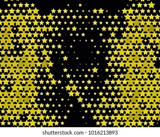 Abstract background with stars. Halftone effect. Design element for posters, business cards, presentations layouts, showcases. Vector clip art
