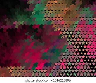 Abstract background with stars. Halftone effect. Design element for posters, business cards, presentations layouts, showcases. Vector clip art