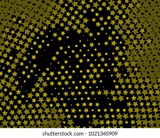 Abstract background with stars. Halftone effect. Design element for posters, business cards, presentations layouts, showcases. Vector clip art