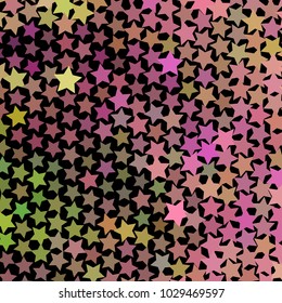 Abstract background with stars. Halftone effect. Design element for posters, business cards, presentations layouts, showcases. Vector clip art