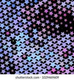 Abstract background with stars. Halftone effect. Design element for posters, business cards, presentations layouts, showcases. Vector clip art