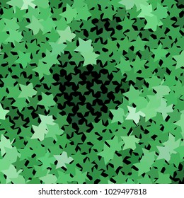 Abstract background with stars. Halftone effect. Design element for posters, business cards, presentations layouts, showcases. Vector clip art