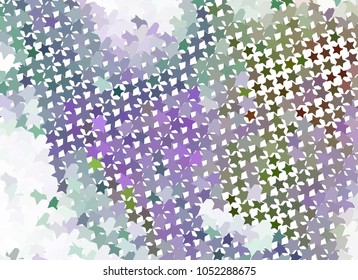 Abstract background with stars. Halftone effect. Design element for posters, business cards, presentations layouts, showcases. Vector clip art