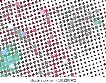 Abstract background with stars. Halftone effect. Design element for posters, business cards, presentations layouts, showcases. Vector clip art
