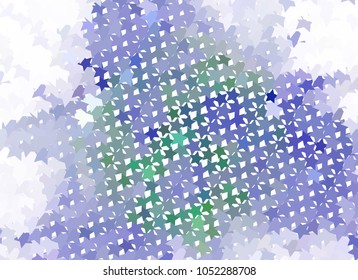 Abstract background with stars. Halftone effect. Design element for posters, business cards, presentations layouts, showcases. Vector clip art