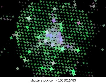 Abstract background with stars. Halftone effect. Design element for posters, business cards, presentations layouts, showcases. Vector clip art
