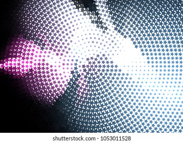 Abstract background with stars. Halftone effect. Design element for posters, business cards, presentations layouts, showcases. Vector clip art