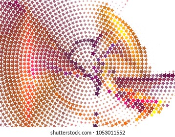 Abstract background with stars. Halftone effect. Design element for posters, business cards, presentations layouts, showcases. Vector clip art