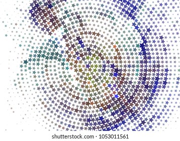 Abstract background with stars. Halftone effect. Design element for posters, business cards, presentations layouts, showcases. Vector clip art