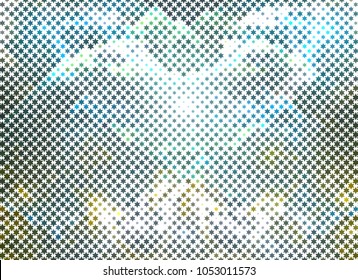 Abstract background with stars. Halftone effect. Design element for posters, business cards, presentations layouts, showcases. Vector clip art