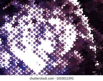 Abstract background with stars. Halftone effect. Design element for posters, business cards, presentations layouts, showcases. Vector clip art