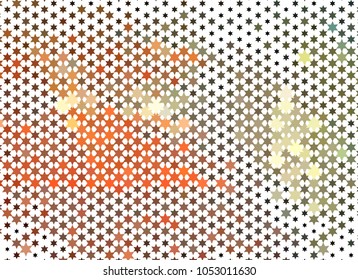 Abstract background with stars. Halftone effect. Design element for posters, business cards, presentations layouts, showcases. Vector clip art