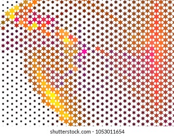 Abstract background with stars. Halftone effect. Design element for posters, business cards, presentations layouts, showcases. Vector clip art