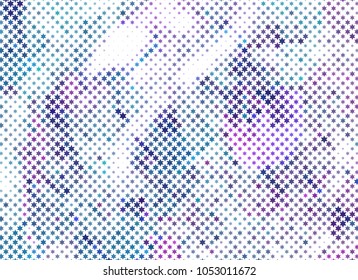 Abstract background with stars. Halftone effect. Design element for posters, business cards, presentations layouts, showcases. Vector clip art