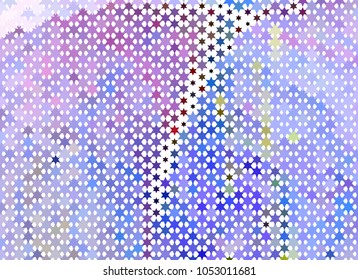 Abstract background with stars. Halftone effect. Design element for posters, business cards, presentations layouts, showcases. Vector clip art