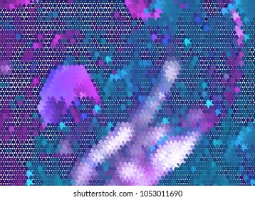 Abstract background with stars. Halftone effect. Design element for posters, business cards, presentations layouts, showcases. Vector clip art