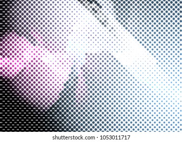 Abstract background with stars. Halftone effect. Design element for posters, business cards, presentations layouts, showcases. Vector clip art