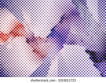Abstract background with stars. Halftone effect. Design element for posters, business cards, presentations layouts, showcases. Vector clip art