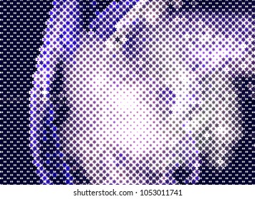 Abstract background with stars. Halftone effect. Design element for posters, business cards, presentations layouts, showcases. Vector clip art