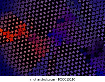 Abstract background with stars. Halftone effect. Design element for posters, business cards, presentations layouts, showcases. Vector clip art