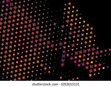 Abstract background with stars. Halftone effect. Design element for posters, business cards, presentations layouts, showcases. Vector clip art