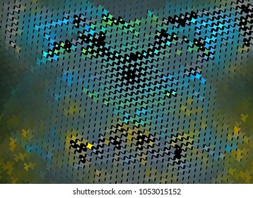 Abstract background with stars. Halftone effect. Design element for posters, business cards, presentations layouts, showcases. Vector clip art