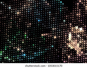 Abstract background with stars. Halftone effect. Design element for posters, business cards, presentations layouts, showcases. Vector clip art