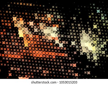 Abstract background with stars. Halftone effect. Design element for posters, business cards, presentations layouts, showcases. Vector clip art