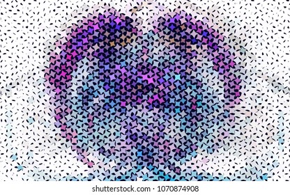 Abstract background with stars. Halftone effect. Design element for posters, business cards, presentations layouts, showcases. Vector clip art