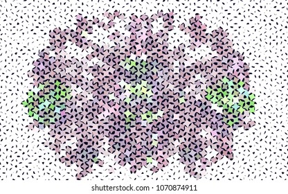 Abstract background with stars. Halftone effect. Design element for posters, business cards, presentations layouts, showcases. Vector clip art
