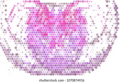 Abstract background with stars. Halftone effect. Design element for posters, business cards, presentations layouts, showcases. Vector clip art