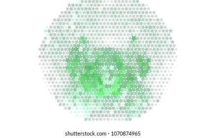 Abstract background with stars. Halftone effect. Design element for posters, business cards, presentations layouts, showcases. Vector clip art