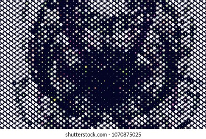 Abstract background with stars. Halftone effect. Design element for posters, business cards, presentations layouts, showcases. Vector clip art