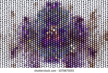 Abstract background with stars. Halftone effect. Design element for posters, business cards, presentations layouts, showcases. Vector clip art