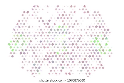 Abstract background with stars. Halftone effect. Design element for posters, business cards, presentations layouts, showcases. Vector clip art