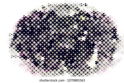 Abstract background with stars. Halftone effect. Design element for posters, business cards, presentations layouts, showcases. Vector clip art
