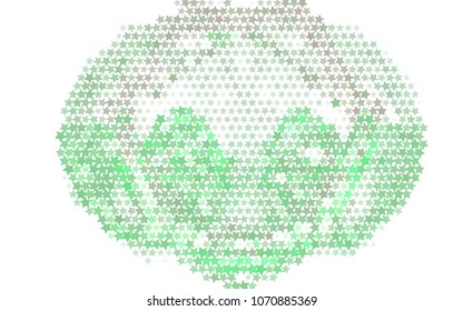 Abstract background with stars. Halftone effect. Design element for posters, business cards, presentations layouts, showcases. Vector clip art