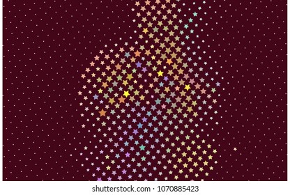 Abstract background with stars. Halftone effect. Design element for posters, business cards, presentations layouts, showcases. Vector clip art