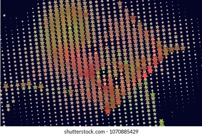 Abstract background with stars. Halftone effect. Design element for posters, business cards, presentations layouts, showcases. Vector clip art