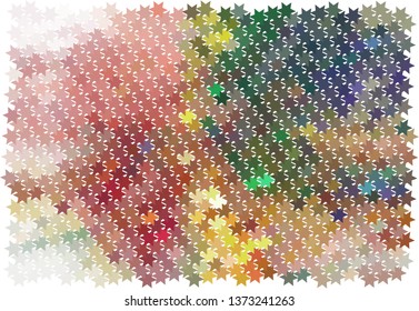 Abstract background with stars. Halftone effect. Vector clip art