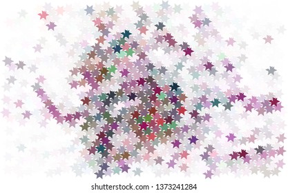 Abstract background with stars. Halftone effect. Vector clip art