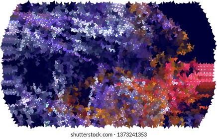 Abstract background with stars. Halftone effect. Vector clip art