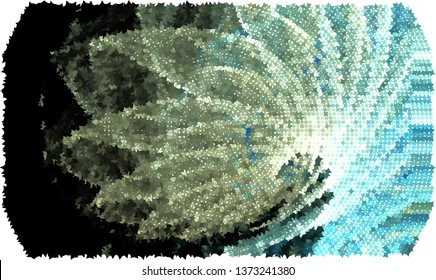 Abstract background with stars. Halftone effect. Vector clip art
