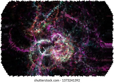 Abstract background with stars. Halftone effect. Vector clip art