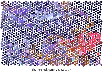 Abstract background with stars. Halftone effect. Vector clip art
