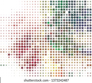 Abstract background with stars. Halftone effect. Vector clip art