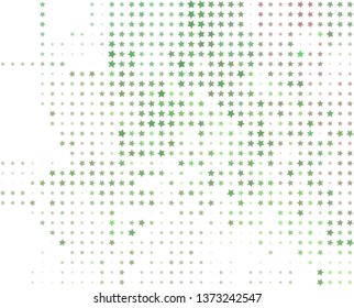 Abstract background with stars. Halftone effect. Vector clip art