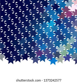 Abstract background with stars. Halftone effect. Vector clip art