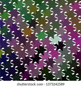 Abstract background with stars. Halftone effect. Vector clip art