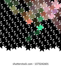 Abstract background with stars. Halftone effect. Vector clip art